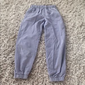 Blue brandy Melville sweat pants